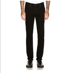 Frame Denim L'Homme Skinny Jeans in Noir Black
